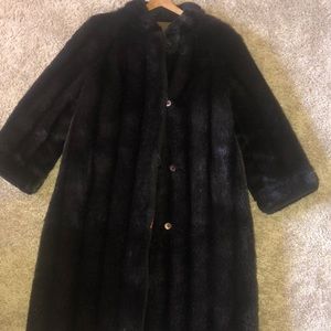 Vintage faux fully lined coat